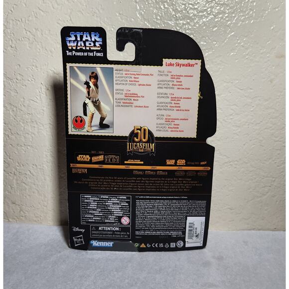 Star Wars Luke Skywalker POF 50th Anniversary 5.75" Action Figure 2021 New - Picture 9 of 9